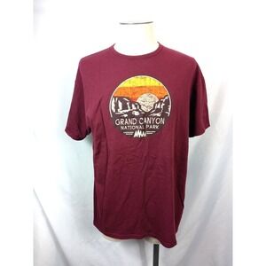 Grand Canyon National Park T-Shirt XL Delta Pro Weight Retro Graphic Tee‎ Maroon